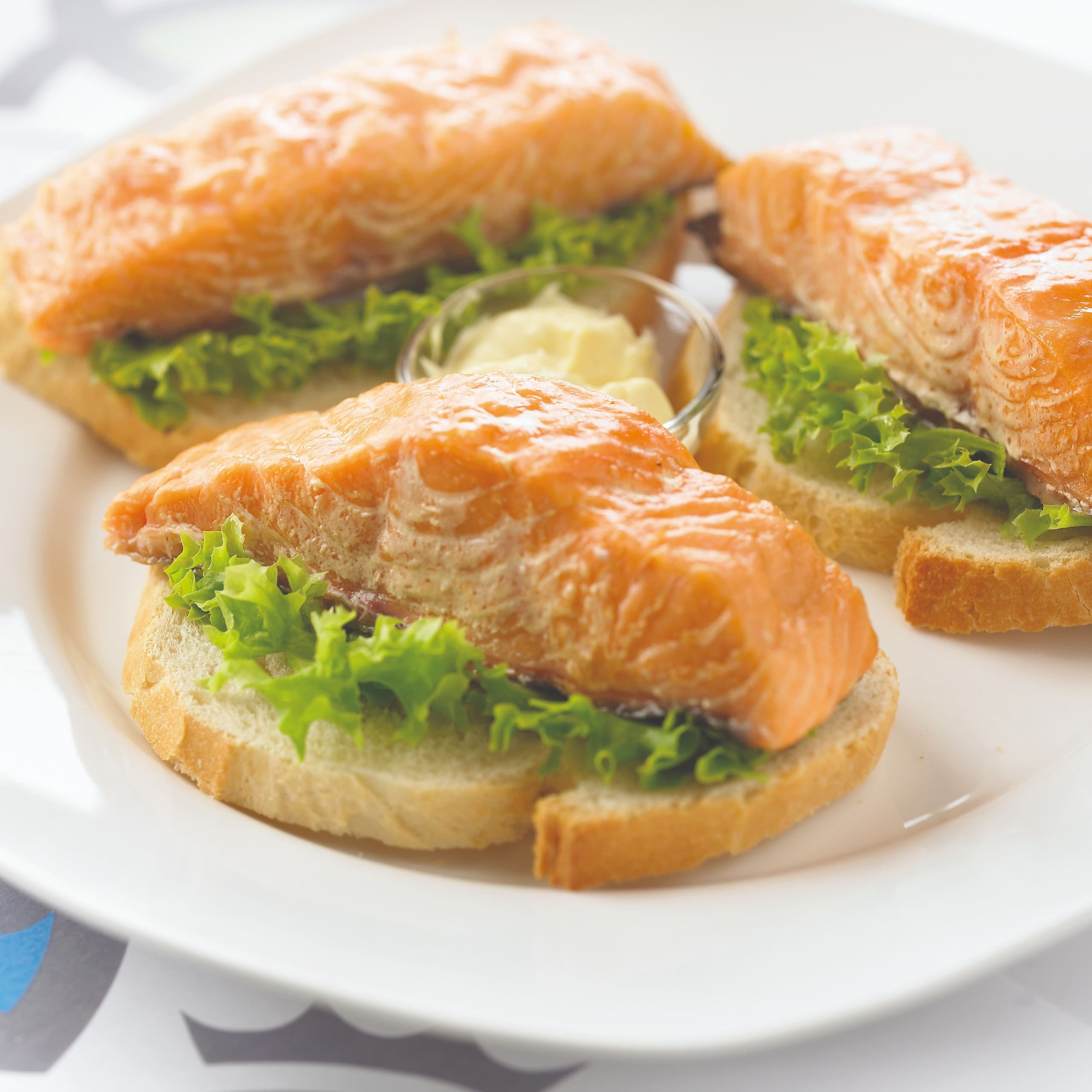 Zalm, heet gerookt