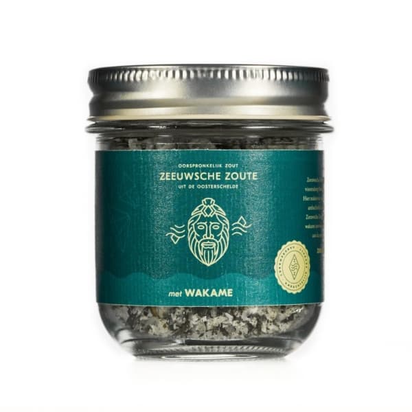 Zeeuwsche zoute glazen pot Wakame