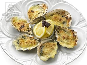 Gegratineerde oesters